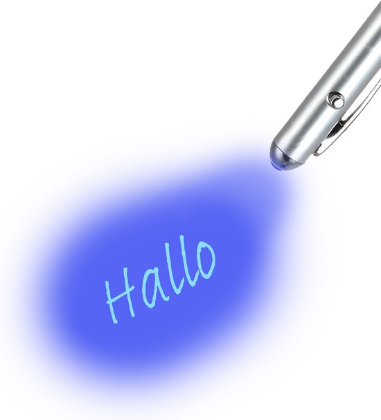 Onzichtbare Inkt Pen Geheimschirft Pen Met UV Pen Lampje - Onzichtbare Inkt  Pen Met... | bol.com