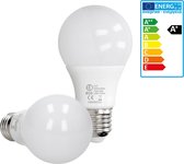 ECD Germany Pakket van 7 E27 LED-lamp 7W - vervangt 45W gloeilamp - warm wit 3000K - 420 lumen - stralingshoek 270° - 220-240V - EEK A+ - gloeilamp spaarlamp