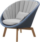 Set kussens voor Peacock lounge fauteuil - Natté lichtgrijs