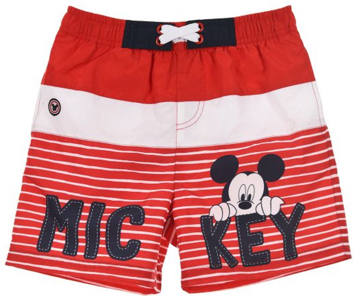 Mickey Mouse Zwemshort - Rood - 98