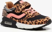 Blue Box meisjes sneakers dierenprint - Bruin - Maat 28