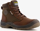 Safety Jogger Dakar leren heren werkschoenen S3 - Bruin - Maat 43 - Echt leer - Uitneembare zool
