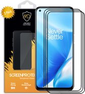 3-Pack OnePlus Nord N20 Screenprotectors, MobyDefend Gehard Glas Screensavers, Zwarte Randen | Screen Protectors / Glasplaatjes Geschikt Voor: OnePlus Nord N20