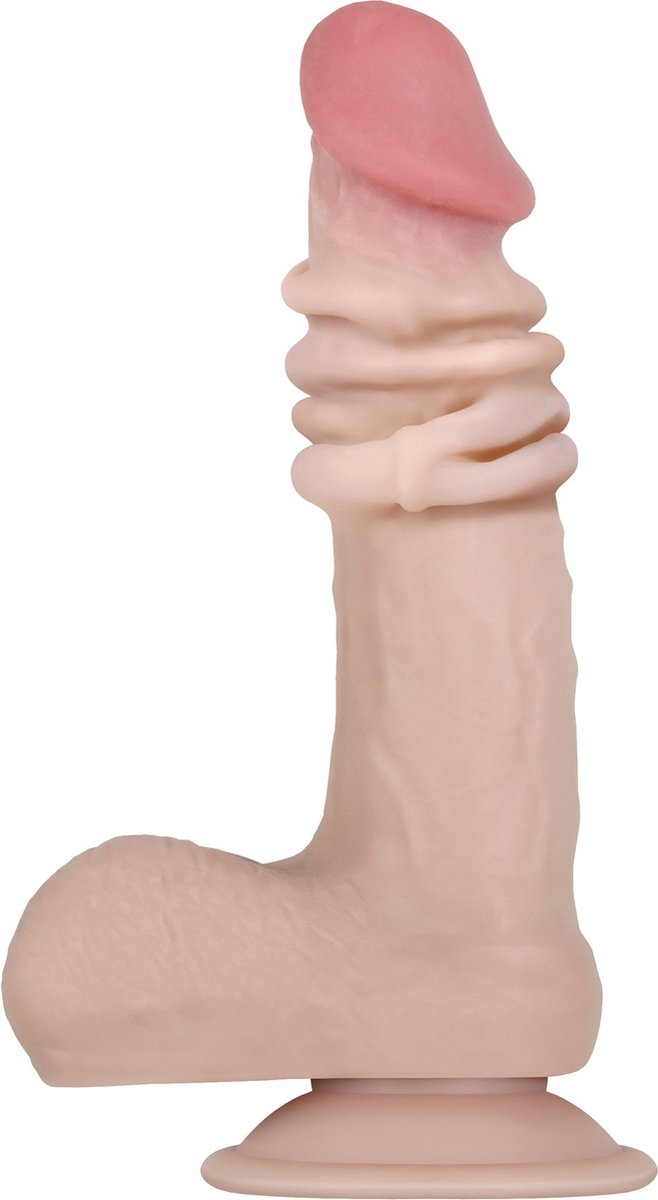 Goedkoopste Evolved - Buigbare dildo met flexibele huid 19 cm - Huidroze