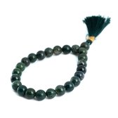 Edelsteen Armband Heliotroop ‘Power Beads’ – 10 mm