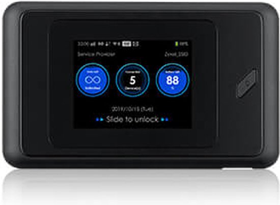 ZyXEL 5G MiFi | WiFi 6 | 2,34Gbps download | 1x Gigabit LAN poort | 5300 mAh batterij
