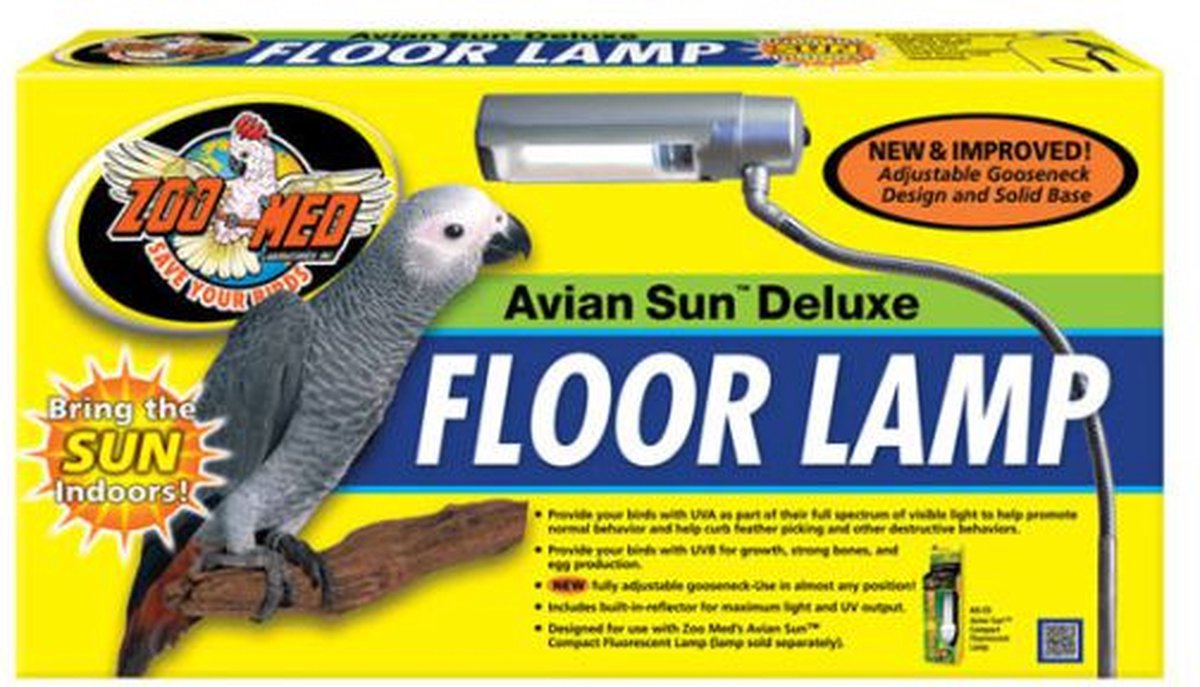 Tablet Consulaat Irrigatie Zoo Med Avian Sun Floor Lamp | bol.com