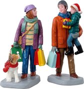 Lemax - Holiday Shoppers, Set Of 2 - Kersthuisjes & Kerstdorpen