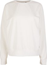 O'Neill Sweatshirt Women Essential Structure Crew White Xl - White 97% Polyester, 3% Elastaan