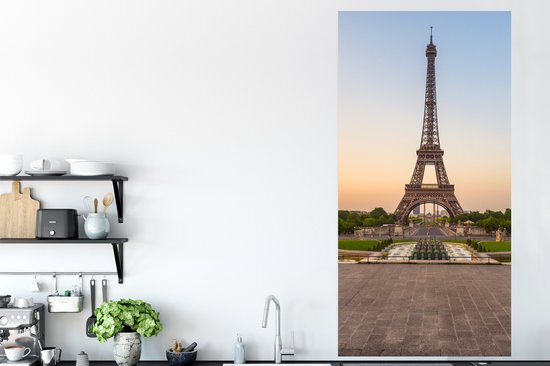Affiche Paris - Tour Eiffel - Lever de soleil - 80x160 cm