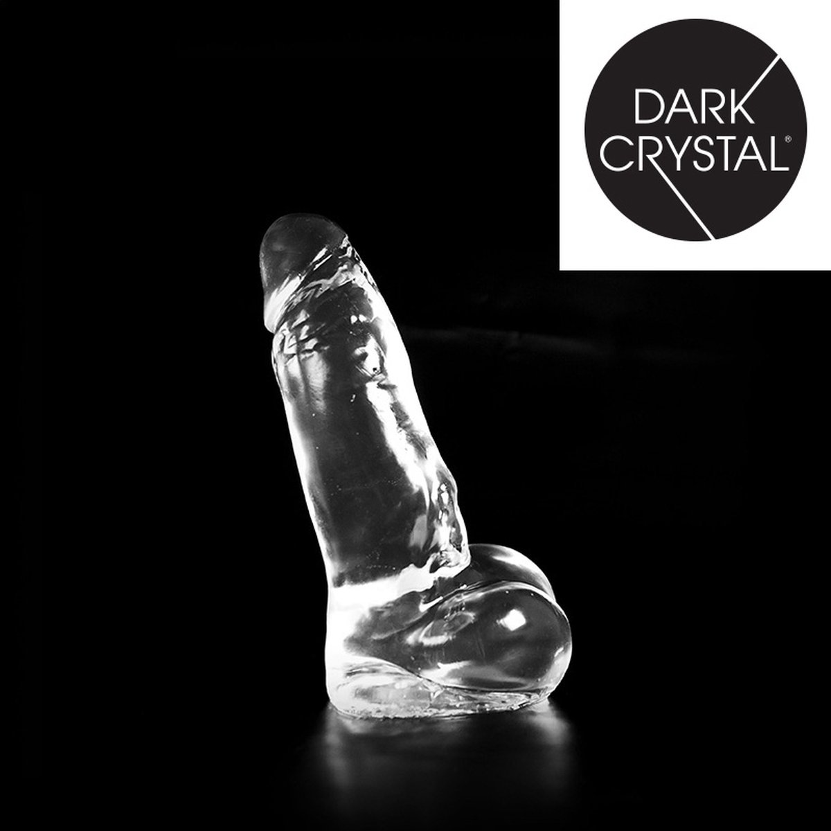 Goedkoopste Dark Crystal Dildo 23,5 x 6,5 cm - transparant
