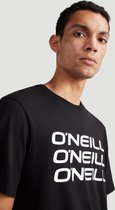 O'Neill T-Shirt Men Triple Stack Black Out S - Black Out Materiaal: 100% Katoen (Biologisch) Round Neck