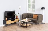 Smuk TV-meubel Chelsea Eik - Zwart 140 x 40 x 45 cm