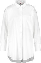 GERRY WEBER Dames Lange blouse van katoen weiß/weiß-38