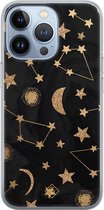 iPhone 13 Pro hoesje siliconen - Counting the stars | Apple iPhone 13 Pro case | TPU backcover transparant