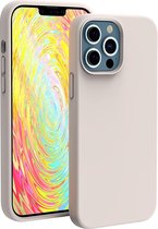 iPhone 13 Pro hoesje - iPhone 13 Pro hoesje Siliconen Pink Sand - iPhone 13 Pro case - hoesje iPhone 13 Pro - iPhone 13 Pro Silicone case - hoesje - Nano Liquid Silicone Backcover