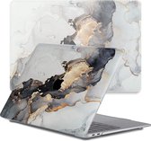 Lunso Geschikt voor MacBook Pro 15 inch (2016-2020) cover hoes - case - Marble Magnus