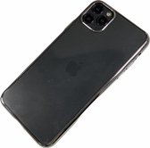 Apple iPhone 11 Pro - Silicone transparante soft hoesje Sophie zilver - Geschikt voor