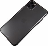 Apple iPhone Xs Max - Silicone transparant zacht hoesje Sam zwart - Geschikt voor