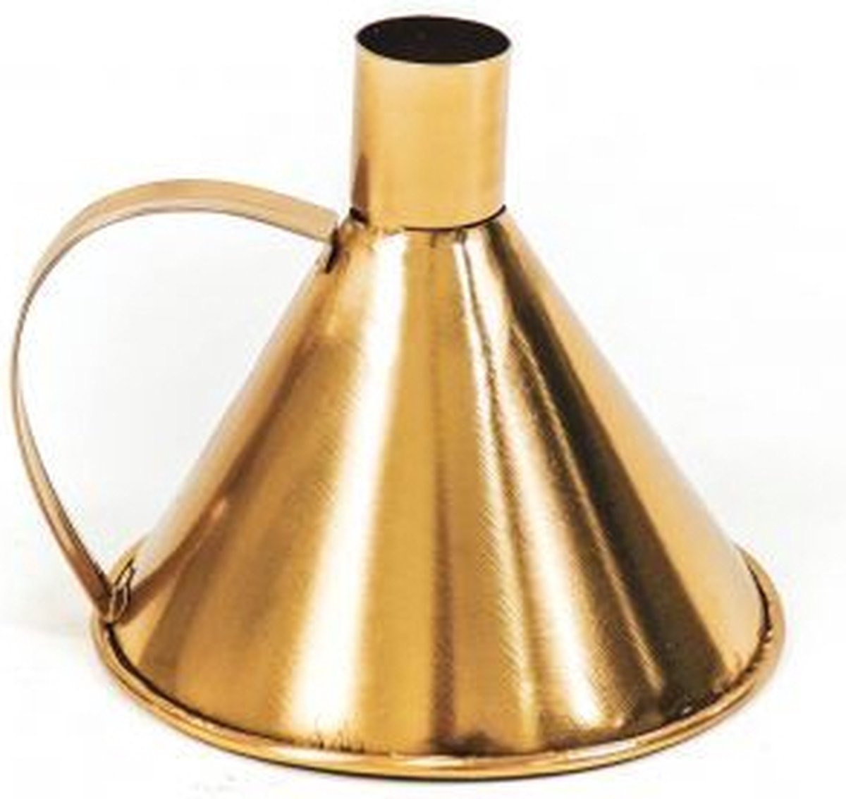 Housevitamin Trechter Kandelaar - Goud -10x10x9cm - Housevitamin® nb