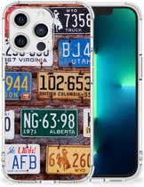 Hoesje maken Geschikt voor 13 Pro GSM Hoesje met doorzichtige rand Kentekenplaten