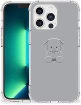 Telefoonhoesje  iPhone 13 Pro Max TPU Case met transparante rand Baby Olifant