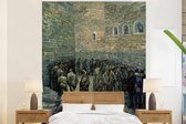 Behang - Fotobehang Gevangenen te oefenen - Vincent van Gogh - Breedte 210 cm x hoogte 260 cm