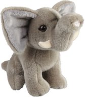 Pluche knuffel dieren Olifant 18 cm - Speelgoed Olifanten knuffelbeesten