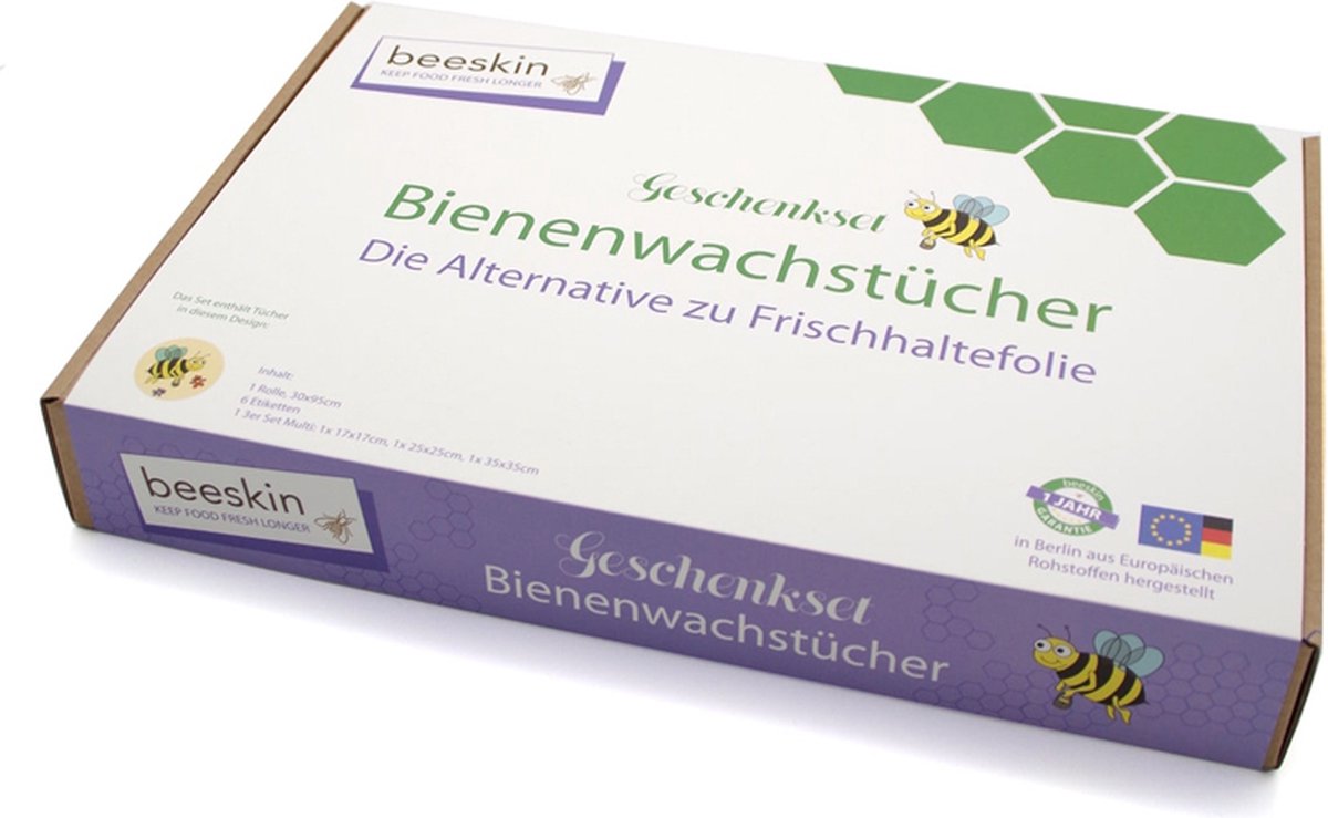 Goedkoopste Beeskin - Bijenwasdoek geschenkset