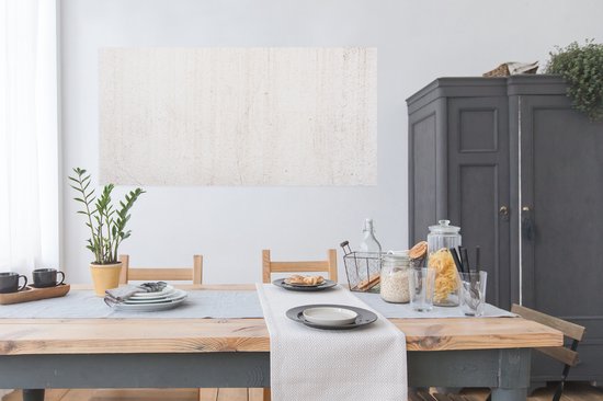 Poster Béton - Mur - Wit - 160x80 cm