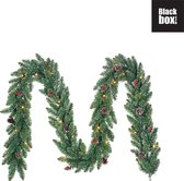 Black Box Trees - Creston slinger led groen 50L TIPS 800 werkt op batterijen - l1000xd25cm - Kerstbomen