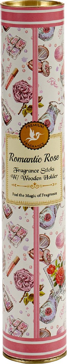 Acorde Wierookstokjes Romantic Rose 25,5 Cm Oranje 31-delig Roze