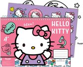 Hello Kitty Schetsboek Junior 23 X 33 Cm Roze 40 Vellen 2-delig