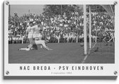 Walljar - PSV Eindhoven - NAC Breda '62 - Muurdecoratie - Plexiglas schilderij