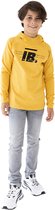 Indian Blue jongens hoodie IB Mustard Gold