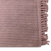 JEMIDI Tuin tafelkleed weerbestendig Foam tafelkleed tuin gemakkelijk onderhoud wasbaar en weerbestendig - Oud roze - Vorm Rond - Maat 140x140
