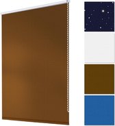 Verduisteringsrolgordijn Klemmfix bruin 80 x 230 cm