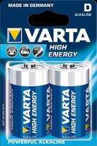 Varta Batterij Longlife Alkaline LR20 - 2 stuks