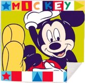 strandlaken Mickey & Minnie Mouse 30 cm katoen geel