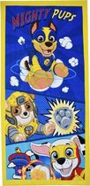 strandlaken Paw Patrol jongens 140 cm katoen blauw/geel