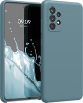 kwmobile telefoonhoesje voor Samsung Galaxy A52 / A52 5G / A52s 5G - Hoesje met siliconen coating - Smartphone case in antieksteen