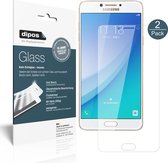 dipos I 2x Pantserfolie helder compatibel met Samsung Galaxy C7 Pro Beschermfolie 9H screen-protector