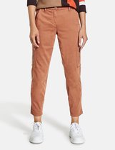 GERRY WEBER Dames Cargobroek Best4me cropped organic cotton Toffee-44