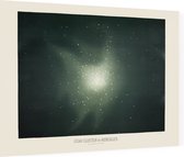 Star Cluster in Hercules, Étienne Léopold Trouvelot - Foto op Dibond - 40 x 30 cm