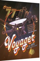 The Voyagers: Rock On, NASA/JPL - Foto op Dibond - 60 x 80 cm
