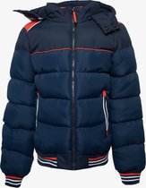 TwoDay gewatteerde jongens winterjas - Blauw - Maat 158