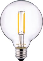 Noxion Pro Classic LED E27 Globe Filament Helder 95mm 6.5W 806lm - 827 Zeer Warm Wit | Vervangt 60W.