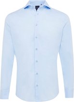 NILO | Stretch overhemd lichtblauw