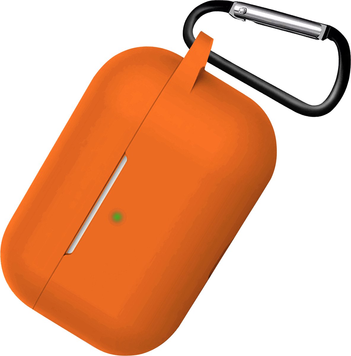 Hoes Geschikt voor AirPods 3 Hoesje Cover Silicone Case Hoes - Oranje