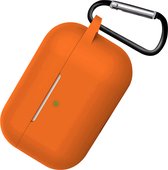 Hoes Voor AirPods 3 Hoesje Cover Silicone Case Hoes - Oranje